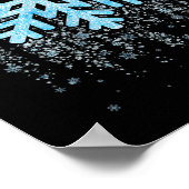Snowflake Kostüm Winterweihnachtsgebäck Mönche Poster (Ecke)