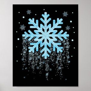 Snowflake Kostüm Winterweihnachtsgebäck Mönche Poster