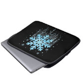 Snowflake Kostüm Winterweihnachtsmatte Laptopschutzhülle (Vorne Knopf)