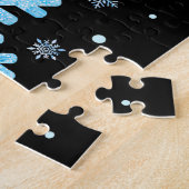 Snowflake Kostüm Winterweihnachtsmatte Puzzle (Seite)