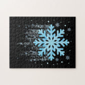 Snowflake Kostüm Winterweihnachtsmatte Puzzle (Horizontal)