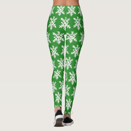 Snowflake Leggings Green (Rückseite)