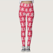 Snowflake Leggings Red (Vorderseite)