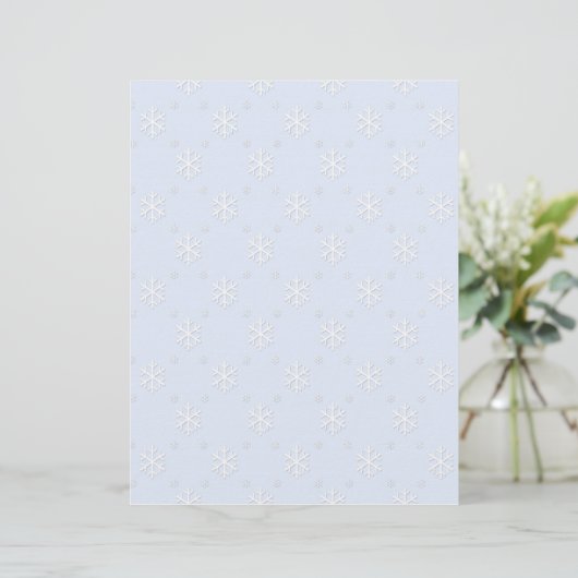 Snowflake Letterhead (Stehend Vorderseite)