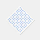 Snowflake Light Blue Winter Pattern Serviette (Ecke)