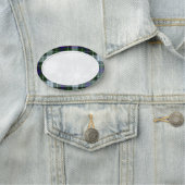 Snowflake Mackenzie Kariert Name Tag Namensschild (Beispiel)