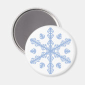 Snowflake Magnet (Vorderseite/Rückseite)