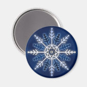 Snowflake Magnet (Vorderseite/Rückseite)