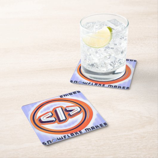 SNÖWFLAKE MAKER - EMbED - Untersetzer (Vor Ort)