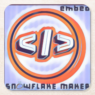 SNÖWFLAKE MAKER - EMbED - Untersetzer