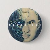 SNŐWFLAKE MAKER - QUEERBOT - ABZEICHEN BUTTON (Vorderseite)