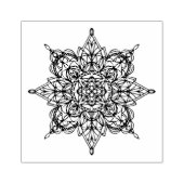 Snowflake Mandala Gummistempel (Prägung)
