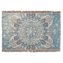 Snowflake Mandala in Frosty Hues 3