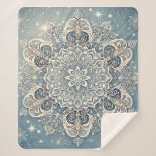 Snowflake Mandala in Frosty Hues 3 Sherpadecke
