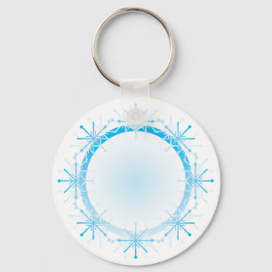 Snowflake Mandala Schlüsselanhänger