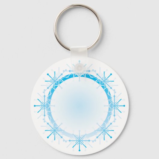 Snowflake Mandala Schlüsselanhänger (Vorderseite)