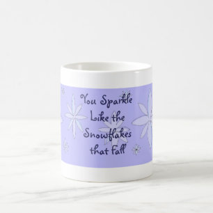 Snowflake-Meldung Kaffeetasse
