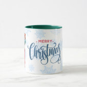 Snowflake Mittens mit Weihnachtsgooys Tasse (Zentrum)