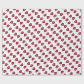 Snowflake Mittens Weihnachtsgeschenk Wrapping Pape Geschenkpapier (Flach)