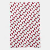 Snowflake Mittens Weihnachtsküche Handtuch (Vertikal)