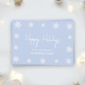Snowflake Modern Corporate Holiday Card Einladung