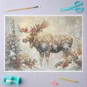 Snowflake Moose Seidenpapier (Basteln)