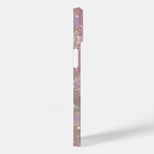 Snowflake Muster in Soft Pastellfarben Bokeh Case-Mate iPhone Hülle (Rückseite / Rechts)