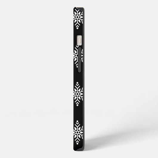 Snowflake Muster Phone Case iPhone Hülle (Linke Seite)