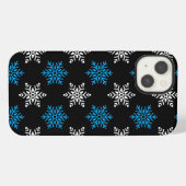 Snowflake Muster Phone Case iPhone Hülle (Rückseite (Horizontal))