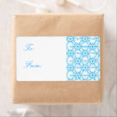 Snowflake Muster Weihnachtsgeschenke Tags (Insitu)