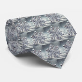 Snowflake Neck Tie Krawatte (Gerollt)