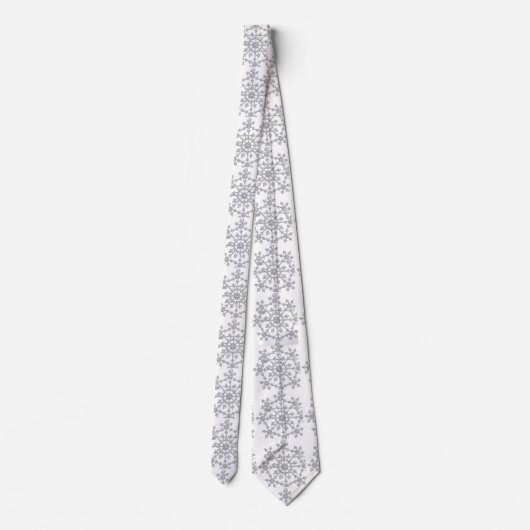 Snowflake Neck Tie Krawatte (Rückseite)