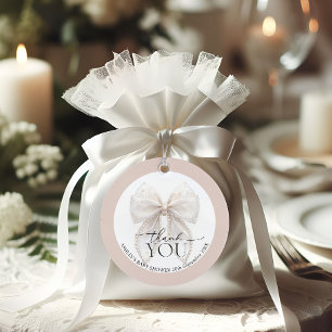 Snowflake Neutral Baby Dusche Danke Geschenkanhänger