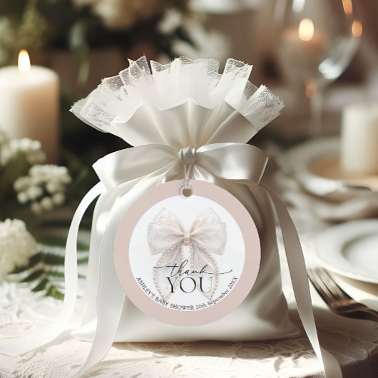 Snowflake Neutral Baby Dusche Danke Geschenkanhänger