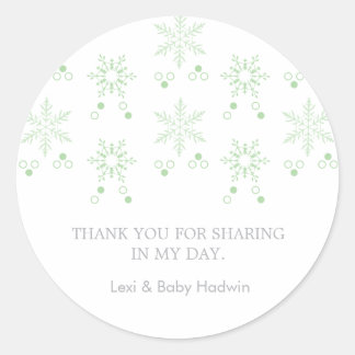 Snowflake | Neutraler Baby Duwer Fevor Sticker