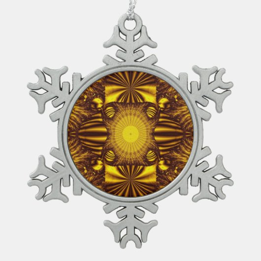 Snowflake Ornament Fraktal Artwork (Vorderseite)