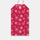 Snowflake Ornament Frohe Weihnachtsgeschenk Tag Geschenkanhänger (Rückseite)