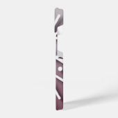 Snowflake Ornament Icon – Winter Holiday Design  iPhone Hülle (Linke Seite)