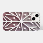 Snowflake Ornament Icon – Winter Holiday Design  iPhone Hülle (Rückseite (Horizontal))