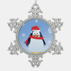 Snowflake Ornament Penguin Weihnachten Weihnachten