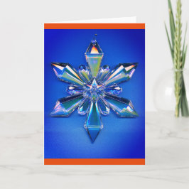 Snowflake Ornament Weihnachten Urlaub Blau