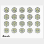 Snowflake Ornament Weihnachtsaufenthalt Sticker (Blatt)
