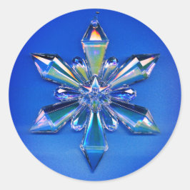 Snowflake Ornament Weihnachtsaufenthalt Sticker Bl