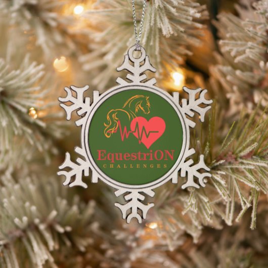 Snowflake Ornament with Main Logo (Baum)