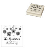 Snowflake Ornamente Ansprache Design Art Briefmark Gummistempel (Stempel)