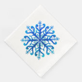 Snowflake Paper Napkins Serviette (Ecke)