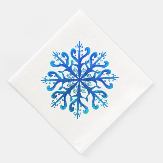 Snowflake Paper Napkins Serviette (Ecke)