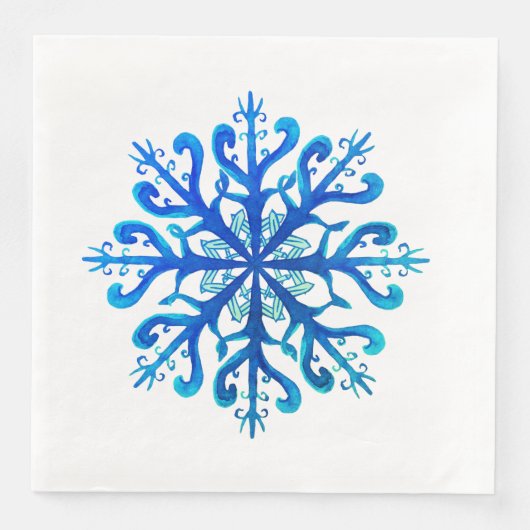 Snowflake Paper Napkins Serviette (Vorderseite)