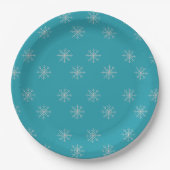 Snowflake pappteller (Vorderseite)