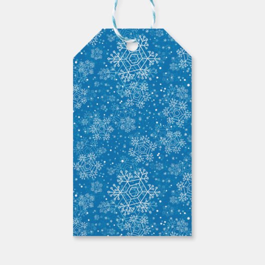 Snowflake pattern geschenkanhänger (Rückseite)